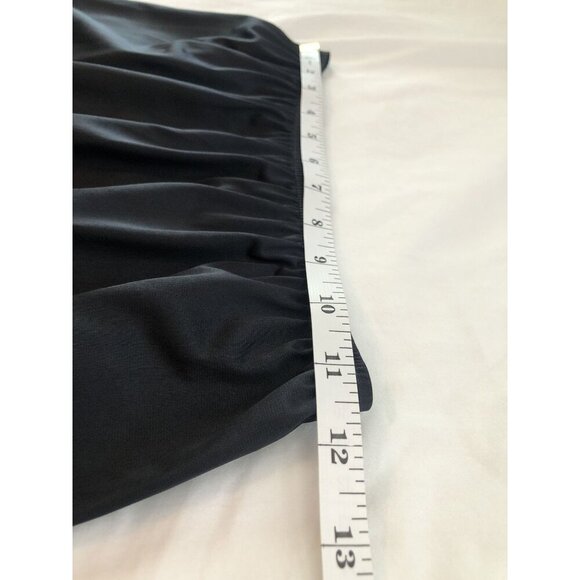 Vintage Vanity Fair Women's Lace Trim Half Slip Skirt S 20" Black Nylon USA - Picture 5 of 6